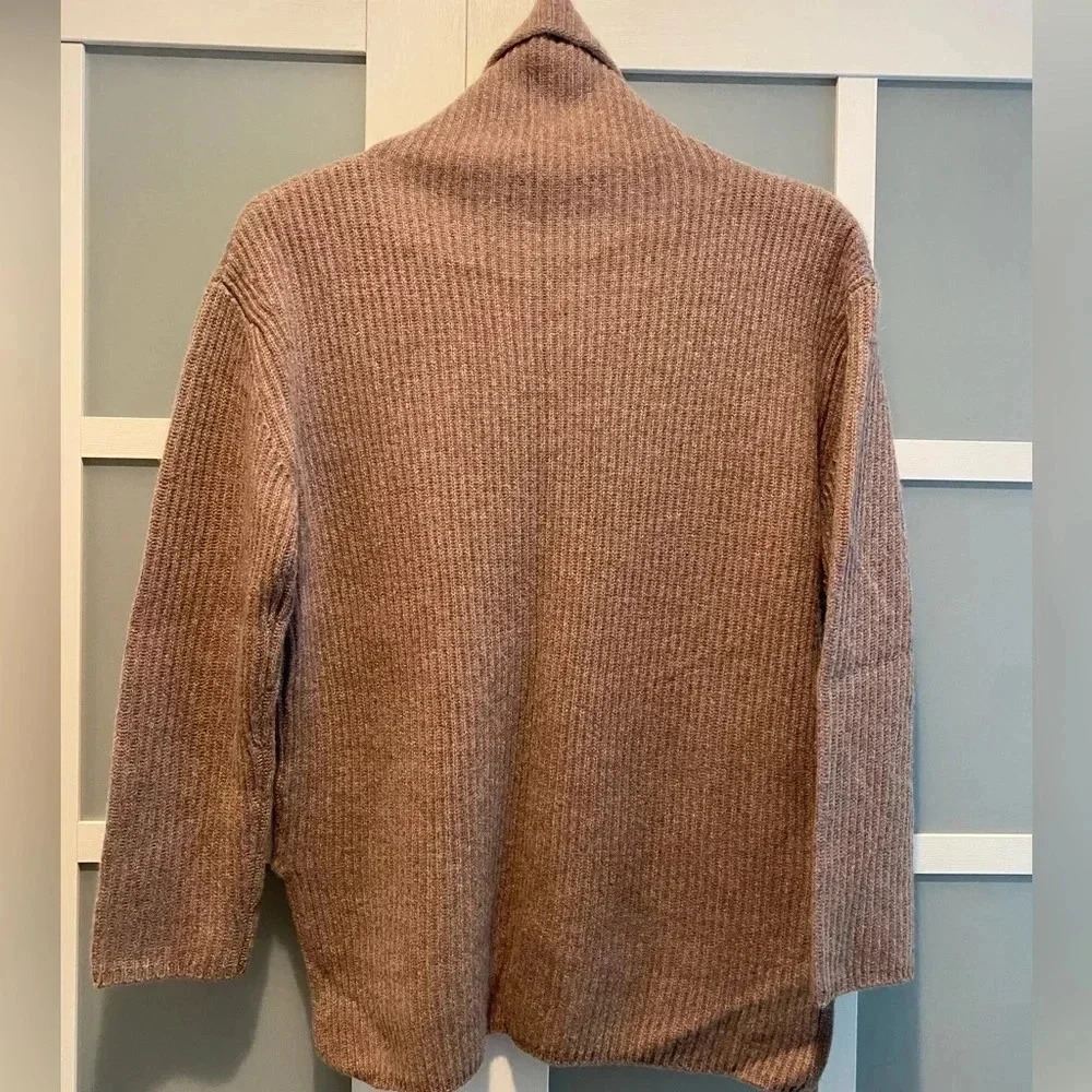 Nordstrom Women's‎ Signature Funnel Neck Tunic Lux Sweater 100% Cashmere S NWOT - Picture 5 of 11